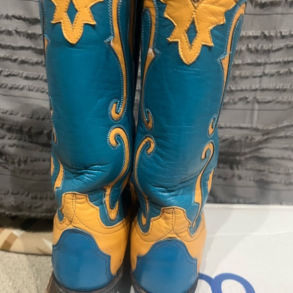 Vintage custom made Anderson Bean ladies cowboy boots 6.5B - Picture 4 of 10